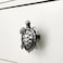 Wannianmu 5 Pack Sea Turtles Shape Metal Dresser Drawer Cabinet Knobs Pulls Handles Home Bathroom Beach Nautical Coastal Animal DecorAncient tin