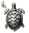 Wannianmu 5 Pack Sea Turtles Shape Metal Dresser Drawer Cabinet Knobs Pulls Handles Home Bathroom Beach Nautical Coastal Animal DecorAncient tin
