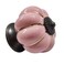 Wannianmu 5 Pack Vintage Ceramic Pumpkin Cabinet Knobs Kitchen Cabinet Drawers Dresser Cupboard Pull Handles Door Pulls with 5 Kinds of Screws Pink