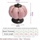 Wannianmu 5 Pack Vintage Ceramic Pumpkin Cabinet Knobs Kitchen Cabinet Drawers Dresser Cupboard Pull Handles Door Pulls with 5 Kinds of Screws Pink