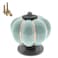 Wannianmu 5 Pack Vintage Ceramic Pumpkin Cabinet Knobs Kitchen Cabinet Drawers Dresser Cupboard Pull Handles Door Pulls with 5 Kinds of Screws Sky Blue