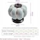 Wannianmu 5 Pack Vintage Ceramic Pumpkin Cabinet Knobs Kitchen Cabinet Drawers Dresser Cupboard Pull Handles Door Pulls with 5 Kinds of Screws Sky Blue