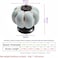 Wannianmu 5 Pack Vintage Ceramic Pumpkin Cabinet Knobs Kitchen Cabinet Drawers Dresser Cupboard Pull Handles Door Pulls with 5 Kinds of Screws Sky Blue
