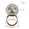 WDONAY Vintage Drop Ring Pulls Flower Embossed Cabinet Pulls Silver Zinc Alloy Drawer Pulls Handlesfor Kitchen Bathroom Bedroom Living Room 4 Pcs