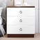 WEAVERBIRD Cabinet Knobs Kitchen Hardware Drawer Pulls Rings Single Hole Zinc Alloy Handles 157 Diameter Brushed OilRubbed Bronze Pack of 2