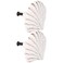 WINOMO Knobs and Pulls 2Pcs Seashell Knobs Nautical Door Handle Ocean Cabinet Drawer Cupboard Pull for Kitchen Furniture Cabinet Wardrobe Cupboard Ceramic Cabinet Knobs