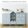 WINOMO Knobs and Pulls 2Pcs Seashell Knobs Nautical Door Handle Ocean Cabinet Drawer Cupboard Pull for Kitchen Furniture Cabinet Wardrobe Cupboard Ceramic Cabinet Knobs