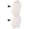 WINOMO Knobs and Pulls 2Pcs Seashell Knobs Nautical Door Handle Ocean Cabinet Drawer Cupboard Pull for Kitchen Furniture Cabinet Wardrobe Cupboard Ceramic Cabinet Knobs