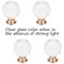 Xiaoyztan Crystal Cabinet Knobs1 Inch25 mm Round Glass Knobs Kitchen Cabinets Dresser Bathroom Cabinet Knobs Cupboard Wardrobe Pulls HandlesRose Gold BasePack of 4