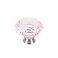 Xiaoyztan Drawer Knobs40 mm Diamond Shaped Dresser Knob Crystal Glass Cabinet KnobsCloset Cupboard Wardrobe Pulls HandleLight PinkPack of 4