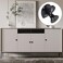 Xinally Dresser Knobs 6 Pack Drawer Pull Handles Black Cabinet Knobs for Bathroom Cabinet Dresser Handles Drawer Kitchen Hardware Door Handles