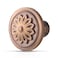Xlroaafs 4 Pack Antique Brass Cabinet Knobs Vintage125 Round Antique Kitchen Handles for Cabinets and Drawers Vintage Brass Dresser Drawer Knobs