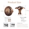 Xlroaafs 4 Pack Antique Brass Cabinet Knobs Vintage125 Round Antique Kitchen Handles for Cabinets and Drawers Vintage Brass Dresser Drawer Knobs