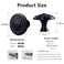 Xlroaafs 4 Pack Matte Black Round Cabinet Knobs125 Black Kitchen Knobs Handles for Cabinets and Drawers Black Matte Drawer Knobs