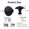 Xlroaafs 4 Pack Matte Black Round Cabinet Knobs125 Black Kitchen Knobs Handles for Cabinets and Drawers Black Matte Drawer Knobs