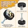 XunYee 12 Pcs Bee Dresser Cabinet Knobs Golden Bee Pattern Honeybee Decor Home Glass Round Furniture Knobs Wardrobe Pull Circle Cupboard Handles with Screws for Kitchen Door Home Bathroom Office