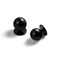 Yanxia Set of 12 Sleek Round Matte Black Cabinet Knobs Modern and Minimalist Hardware for Stylish Home Enhancement 1 Inch Diameter