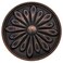 YCSJ Round Knobs and Pulls 10 Pack 122 Inch Kitchen Cabinet Oil Rubbed Bronze Boho Drawer Knobs for Office Decorative Kitchen Doors and Drawers Bathroom Cabinet Knobs Bedroom Wardrobe Nobs