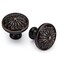 YCSJ Round Knobs and Pulls 10 Pack 122 Inch Kitchen Cabinet Oil Rubbed Bronze Boho Drawer Knobs for Office Decorative Kitchen Doors and Drawers Bathroom Cabinet Knobs Bedroom Wardrobe Nobs