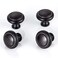 YCSJ Round Nobs 10 Pack 125 Inch32mm Brushed Gunmetal Drawer Pulls Chic Cabinet Knobs for OfficeHome Furnitures Decorative Knobs and Drawers