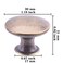 YOIPE 15 Pack Delicate Design Round Antique Kitchen Cabinet Knobs Cupboard Door Knobs 118INCH Breen Bronze Drawer Handle Pulls Dresser Knobs with 15 Pcs Screws for Bathroom Drawer Door Hardware