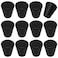 YuGtcen Black Cabinet Knobs 34 inch Drawer Knobs Cone Dresser Knobs Matte Black Drawer Pulls Dresser Handles for Kitchen Cupboard Closet Black12