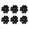yyangz YYANGZ 6 Pcs Flower Kitchen Cabinet Knobs and Pulls Vintage Drawer Knobs Handles Drawer Pulls Single Hole Farmhouse Knobs for Dresser Drawers 128inch