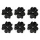 yyangz YYANGZ 6 Pcs Flower Kitchen Cabinet Knobs and Pulls Vintage Drawer Knobs Handles Drawer Pulls Single Hole Farmhouse Knobs for Dresser Drawers 128inch