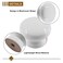 Zorfeter 20 Pcs Wood White Drawer Knobs Mushroom Shape Furniture Cabinet Knobs Pulls Handles Diameter 24mm Height 22mm