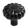 JIASENBAO JIASENABO Black Cabinet Knobs 5 Pack Matte Black Drawer Pulls Kitchen Cupboard Bathroom Dresser Cabinet Hardware Handles Zinc Alloy