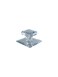 CRL Clear Acrylic StickOn Mirror Knob 134 Square