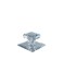CRL Clear Acrylic StickOn Mirror Knob 134 Square