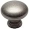 Cosmas 25 Pack 4950WN Weathered Nickel Cabinet Hardware Round Mushroom Knob 114 Diameter