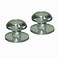 Mirart 1 Diam Bevelled Knobon a 2 Self Stick Round Acrylic Mirror Back 2 Pack