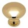 Cosmas 10 Pack 5305PB Polished Brass Traditional Round Solid Cabinet Hardware Knob 114 Diameter