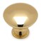 Cosmas 10 Pack 5305PB Polished Brass Traditional Round Solid Cabinet Hardware Knob 114 Diameter