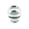 Hickory Hardware 1 Pack Solid Core Kitchen Cabinet Knobs Luxury Cabinet and Dresser Knobs Handle Pulls for Doors Drawers 114 Inch Crysacrylic with Chrome Midway Collection
