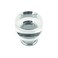 Hickory Hardware 1 Pack Solid Core Kitchen Cabinet Knobs Luxury Cabinet and Dresser Knobs Handle Pulls for Doors Drawers 114 Inch Crysacrylic with Chrome Midway Collection
