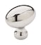 Amerock Cabinet Knob Polished Chrome 138 inch 35 mm Length Vaile 10 Pack Drawer Knob Cabinet Hardware