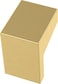 Franklin Brass 10Pack Modern Gold Cabinet Knobs for Dressers Drawers Kitchen Cabinet Door Vanity Furniture Closet Knobs 1116 Inch Square Mirrored