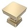 Amerdeco 10 Pack Brushed Gold Cabinet Knobs 12 Inch30mm Gold Kitchen Cabinet Knobs Dresser Knobs Drawer Knobs and Pulls for Bathroom Cabinets ZH0008