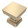 Amerdeco 10 Pack Brushed Gold Cabinet Knobs 12 Inch30mm Gold Kitchen Cabinet Knobs Dresser Knobs Drawer Knobs and Pulls for Bathroom Cabinets ZH0008