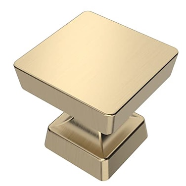 Amerdeco 10 Pack Brushed Gold Cabinet Knobs 12 Inch30mm Gold Kitchen Cabinet Knobs Dresser Knobs Drawer Knobs and Pulls for Bathroom Cabinets ZH0008
