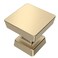 Amerdeco 10 Pack Brushed Gold Cabinet Knobs 12 Inch30mm Gold Kitchen Cabinet Knobs Dresser Knobs Drawer Knobs and Pulls for Bathroom Cabinets ZH0008