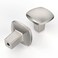 Asidrama 10 Pack Brushed Satin Nickel Kitchen Cabinet Knobs Square Dresser Knobs Drawer Knobs Cabinet Hardware Zinc Knobs for Dresser Drawers