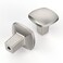 Asidrama 10 Pack Brushed Satin Nickel Kitchen Cabinet Knobs Square Dresser Knobs Drawer Knobs Cabinet Hardware Zinc Knobs for Dresser Drawers
