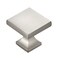 Home Expert 5 Pack Cabinet Knobs Kitchen Cabinet Knobs Silver Knobs for Dresser Drawers Brushed Kitchen Hardware for Cabinets Square Drawer Pulls