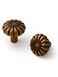 JIASENBAO Antique Brass Cabinet Knobs 2 Pack Vintage Retro Drawer Pulls Kitchen Cupboard Bathroom Dresser Cabinet Hardware Handles Zinc Alloy