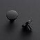 JOY DECOR 5 Pack Kitchen Cabinet Knobs Solid Drawer Knobs Dresser Knobs 114 Inch Drawer Pulls Matte Black Cabinet Hardware for Dresser Drawers Round Cabinet Door Knobs Simple Drawer Handles