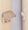 KAFENDA 4 Pack Automatic Spring Snap System Pushin Touch Lock Mini Tip Latch Cabinet Door Furniture Safety Lock